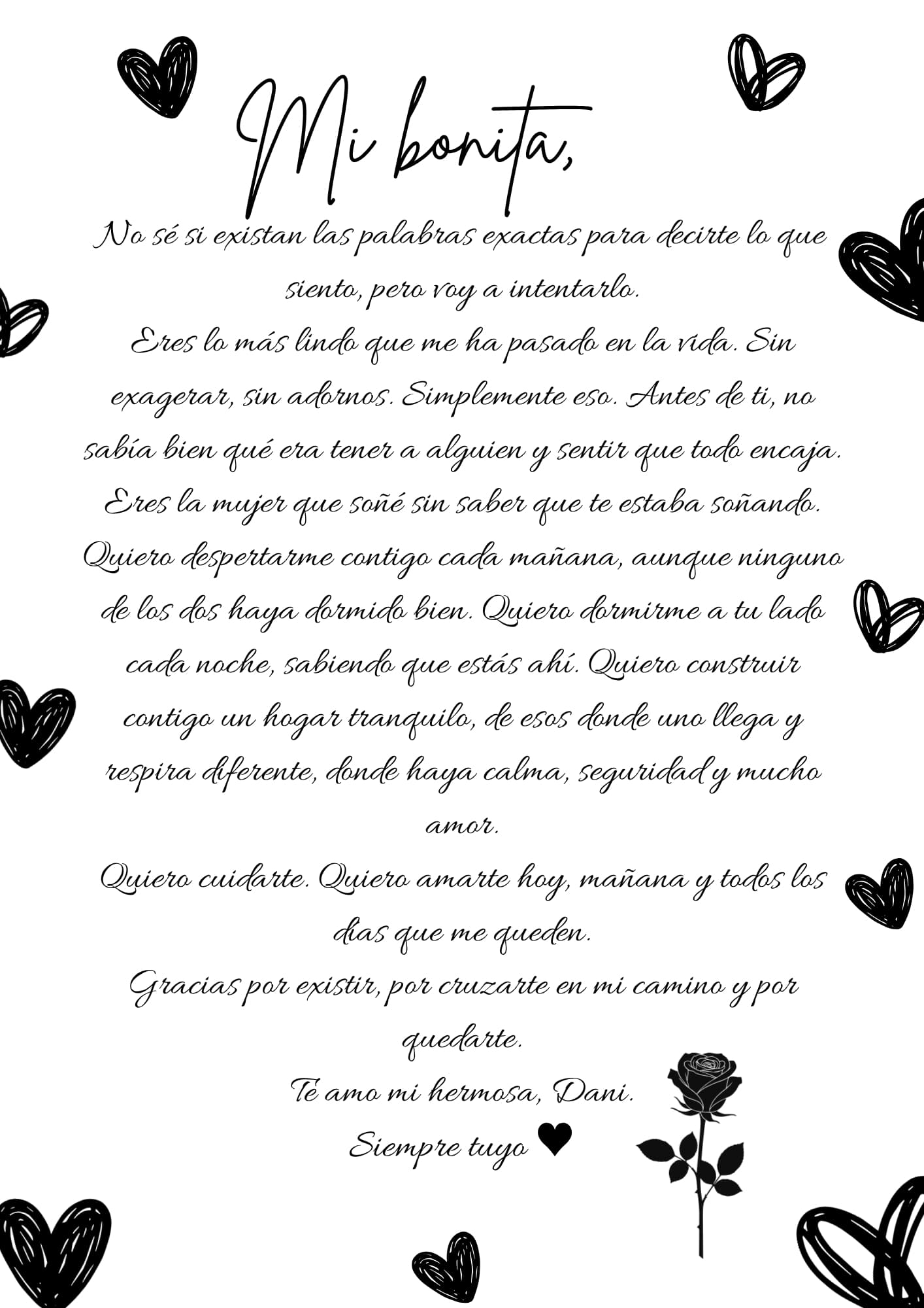 Carta del corazón